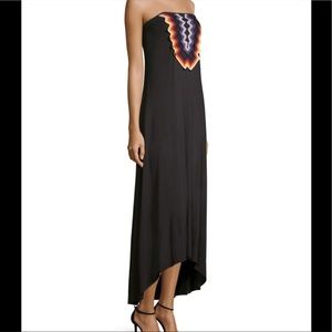 Ramy Brook Black Strapless Maxi Dress